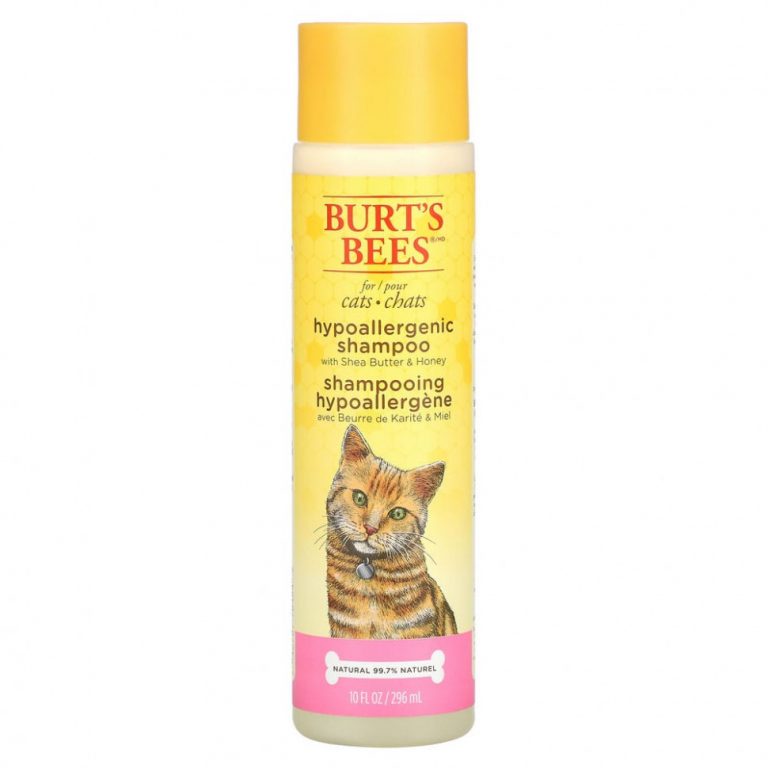 Burt’s Bees, Гипоаллергенный шампунь для кошек с маслом ши и медом, 296 мл (10 жидк. Унций)