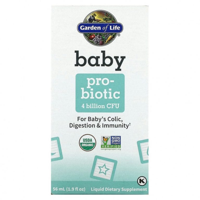 Garden of Life, Baby, Probiotic, пробиотик для детей, 4 млрд КОЕ, 56 мл (1,9 жидк. унций)