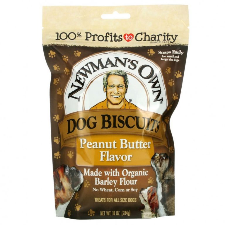 Newman’s Own Organics, Dog Biscuits, арахисовая паста, 284 г (10 унций)