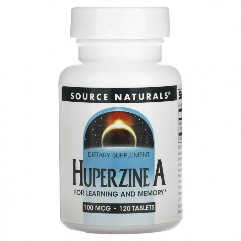 Source Naturals, гуперзин А, 100 мкг, 120 таблеток