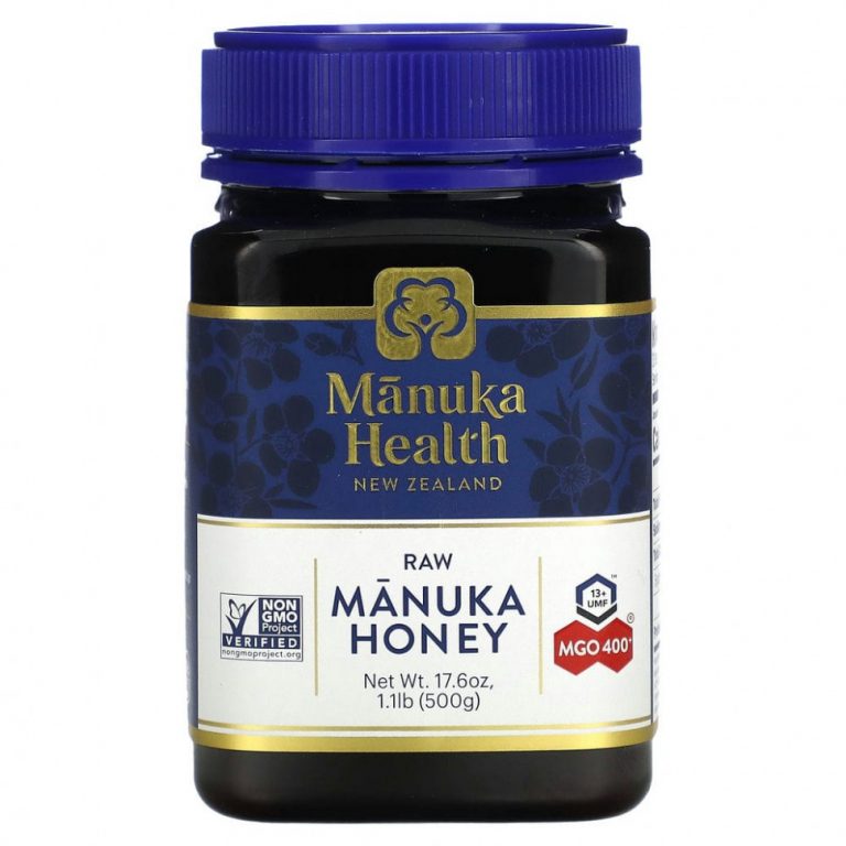 Manuka Health, Мед манука, MGO 400+, 500 г (1,1 фунта)