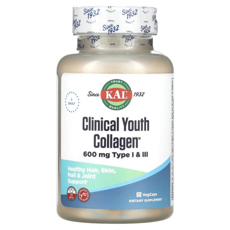 KAL, Clinical Youth Collagen, коллаген, 60 вегетарианских капсул