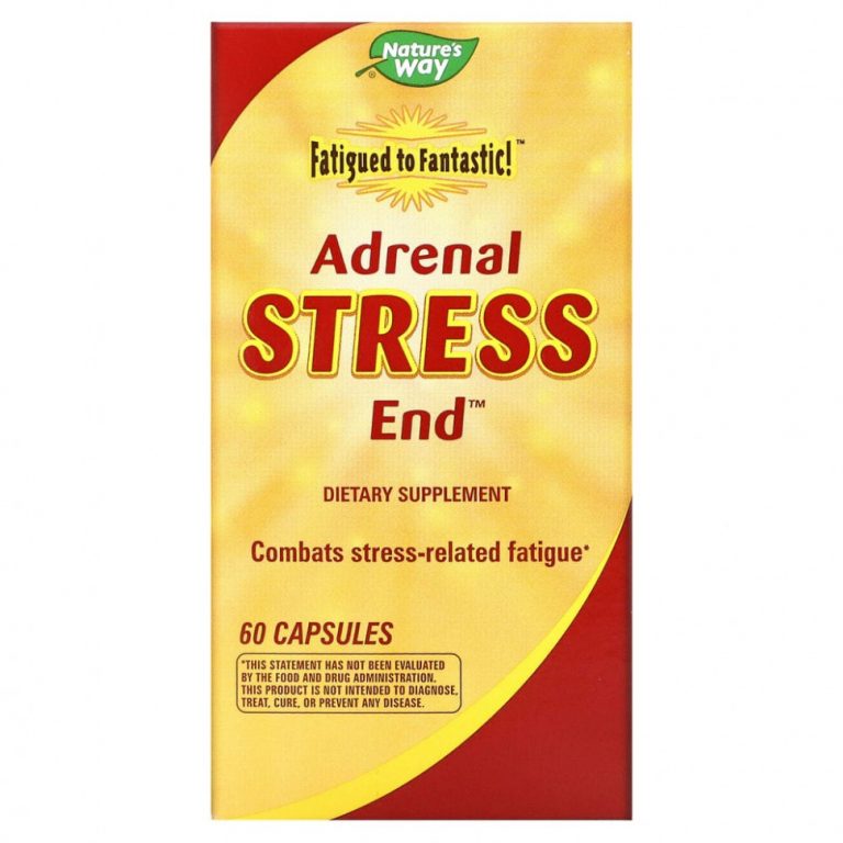 Nature’s Way, Fatigued to Fantastic!, Adrenal Stress End, 60 капсул