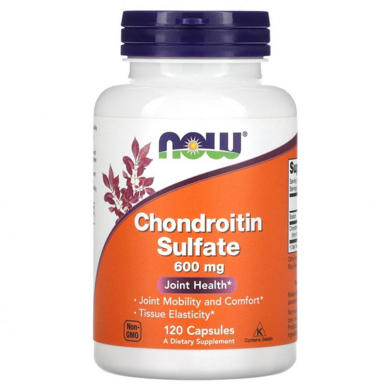 NOW Foods, Chondroitin Sulfate, 600 мг, 120 капсул