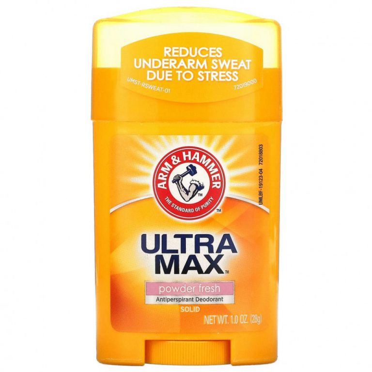 Arm & Hammer, UltraMax, твердый дезодорант-антиперспирант для мужчин, свежий аромат, 28 г (1 унции)