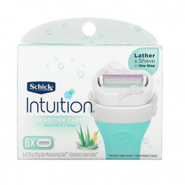 Schick, Intuition, Sensitive Care, сменные картриджи, 6 картриджей