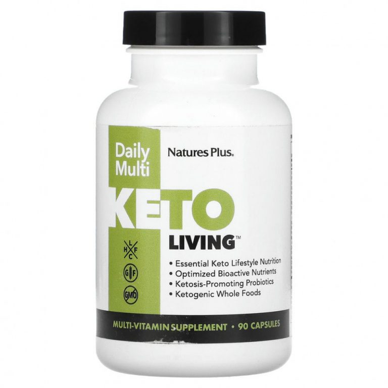 NaturesPlus, KetoLiving, ежедневные мульти, 90 капсул