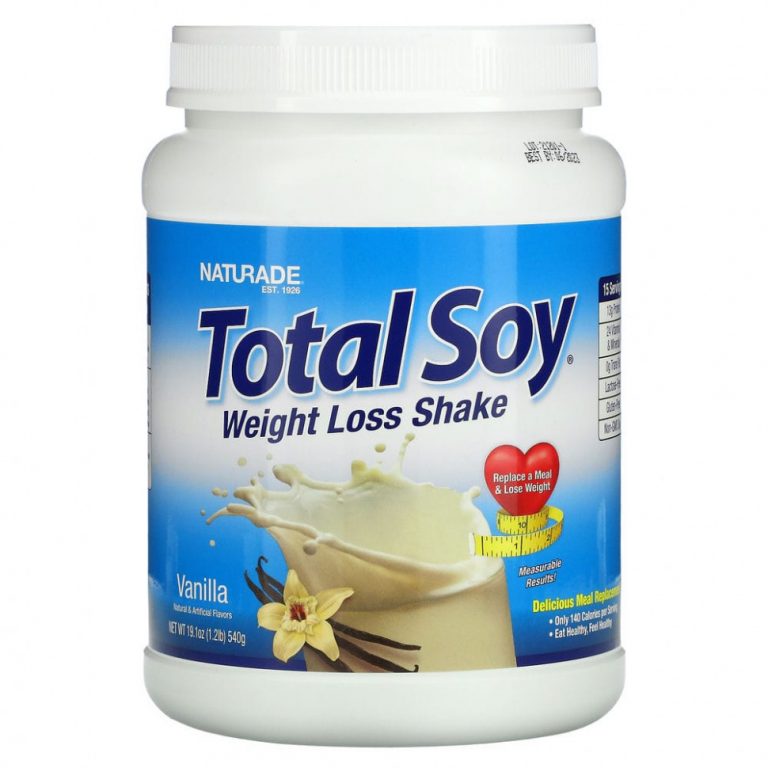 Naturade, Total Soy, коктейль для похудения, ваниль, 540 г (1,2 фунта)