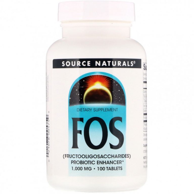 Source Naturals, ФОС (фруктоолигосахариды), 100 таблеток