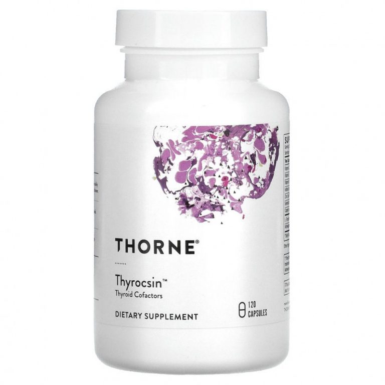 Thorne Research, Thyrocsin, кофакторы для щитовидной железы, 120 капсул