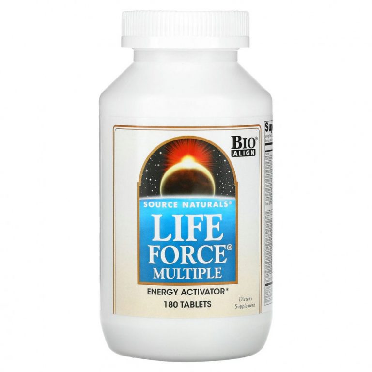 Source Naturals, Life Force Multiple, мультивитамины, 180 капсул