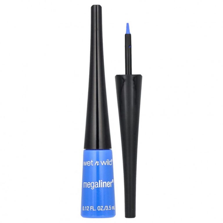 Wet n Wild, Жидкая подводка для глаз MegaLiner, цвет Voltage Blue, 3,5 мл