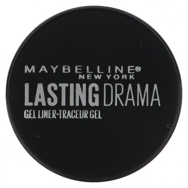 Maybelline, Гелевая подводка для глаз Eye Studio, Lasting Drama, угольно-черный цвет, 3 г