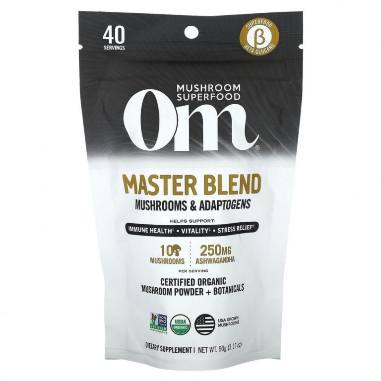 Om Mushrooms, Mushroom Master Blend, смесь грибов, 90 г (3,17 унции)