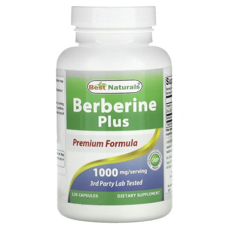 Best Naturals, Berberine Plus, 1000 mg/Serving, 120 Capsules