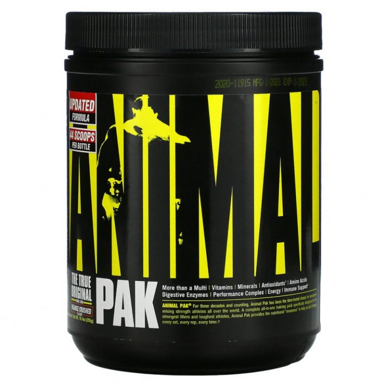 Universal Nutrition, Animal Pak, комплекс для физической активности, со вкусом апельсина, 295 g (10,4 унции)