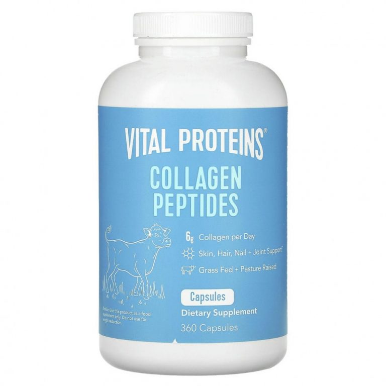 Vital Proteins, пептиды коллагена, 360 капсул