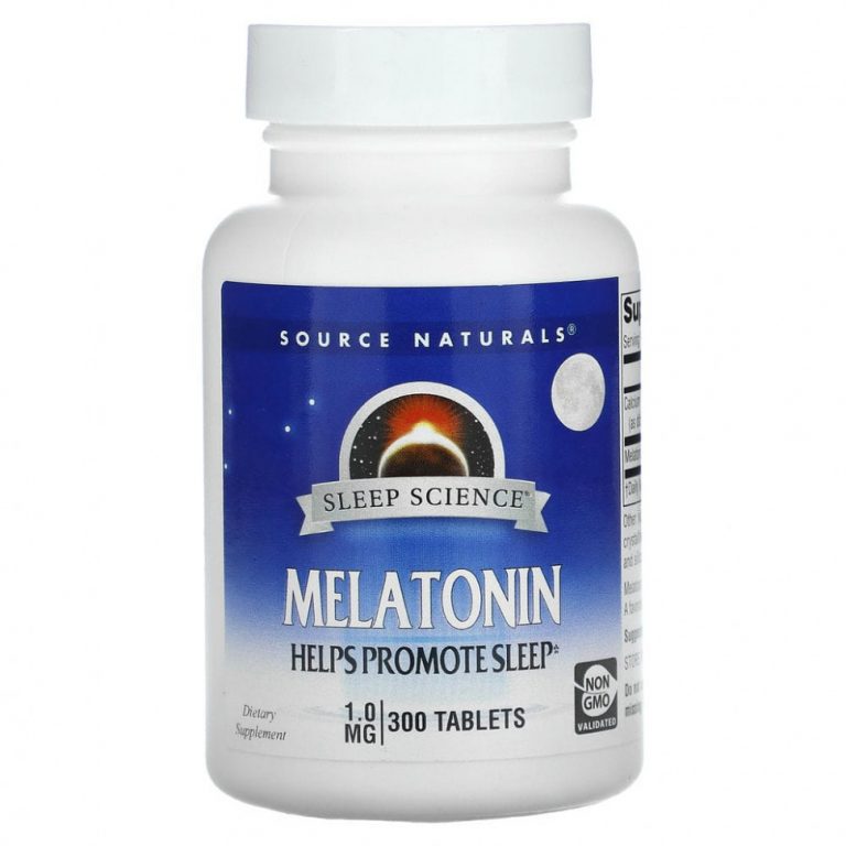 Source Naturals, Sleep Science, Melatonin, 1.0 mg, 300 Tablets