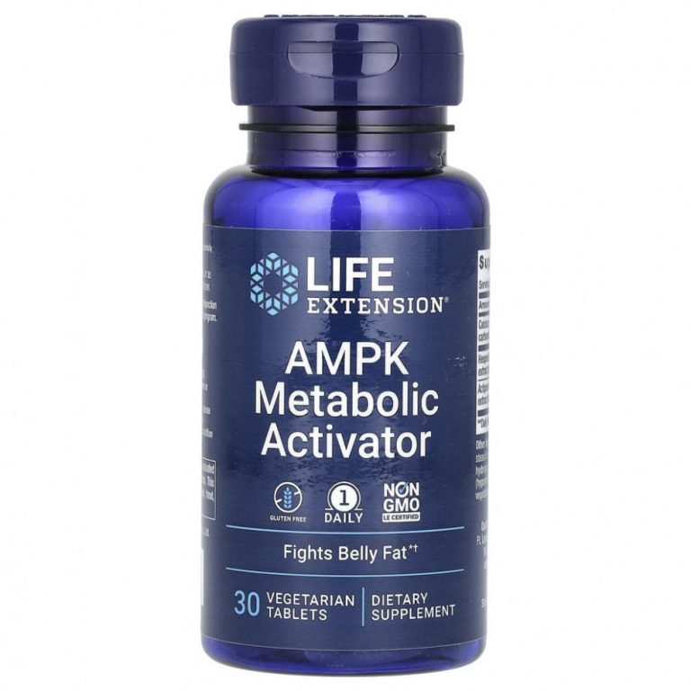 Life Extension, активатор метаболизма AMPK, 30 вегетарианских таблеток