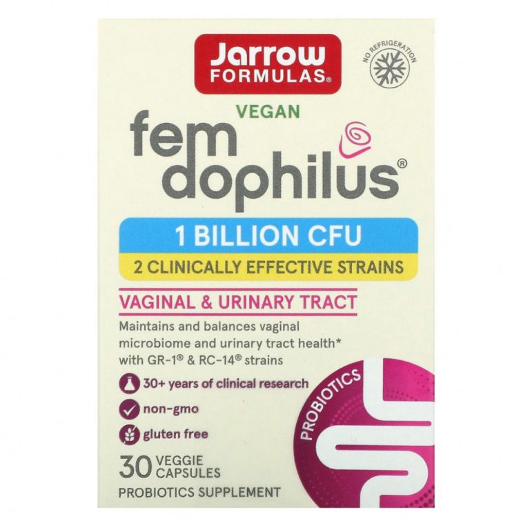 Jarrow Formulas, Fem Dophilus для женщин, 30 растительных капсул