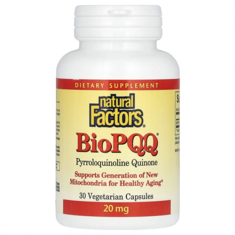 Natural Factors, BioPQQ, 20 мг, 30 вегетарианских капсул