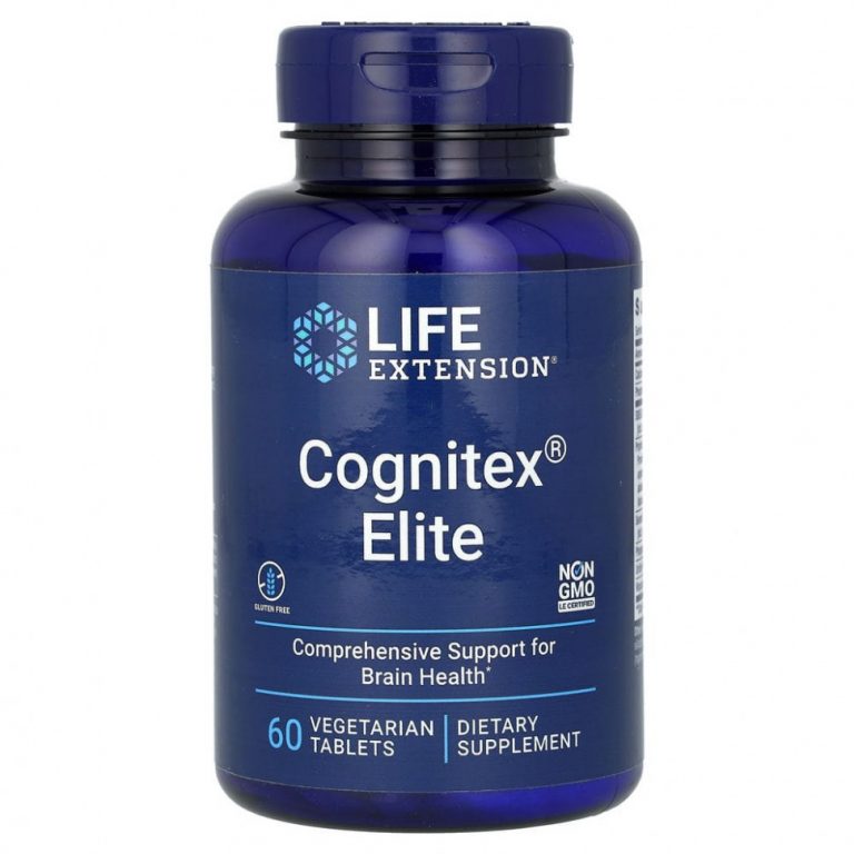 Life Extension, Cognitex Elite, 60 вегетарианских таблеток