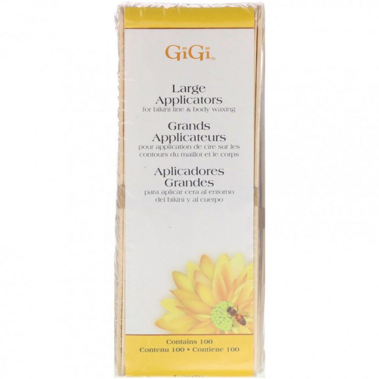 Gigi Spa, Large Applicators for Bikini Line & Body Waxing, 100 Applicators