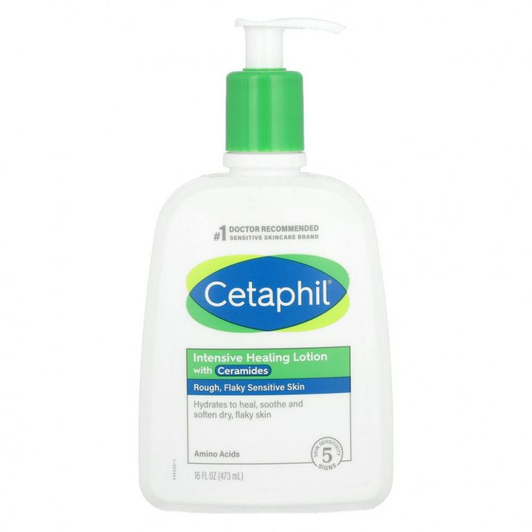 Cetaphil, Интенсивный лечебный лосьон с керамидами, средний, без отдушек, 473 мл (16 жидк. Унций)