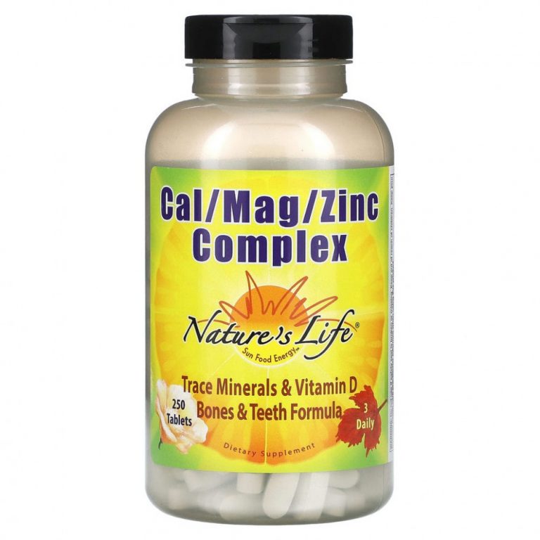 Nature’s Life, Комплекс Cal / Mag / Zinc, 250 таблеток