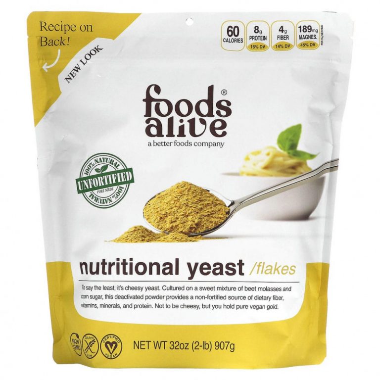 Foods Alive, Superfood, не обогащенные пищевые дрожжи, 907 г (32 унции)