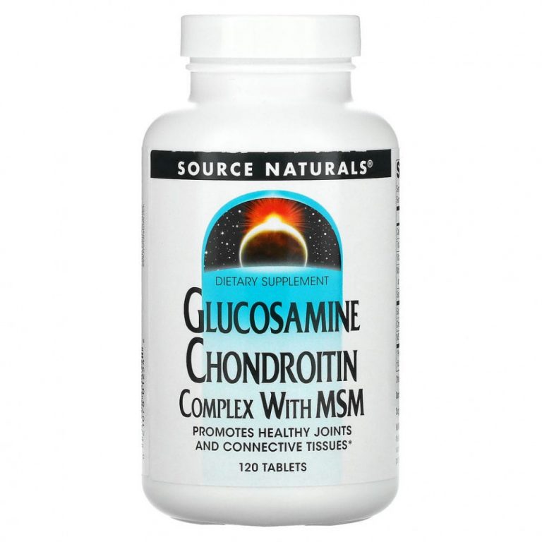 Source Naturals, Glucosamine Chondroitin Complex with MSM, 120 таблеток