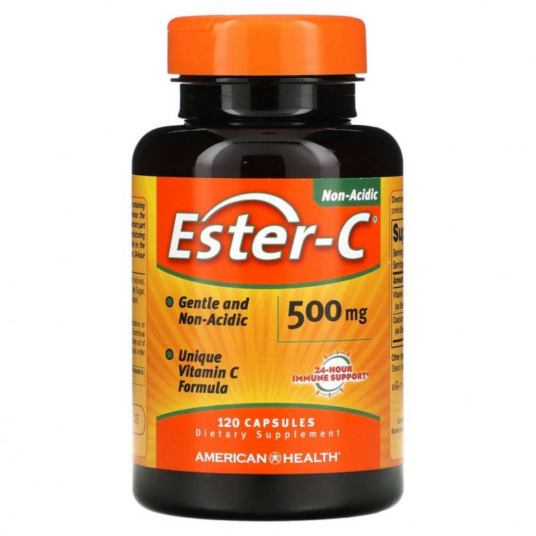 American Health, Ester C, 500 мг, 120 капсул