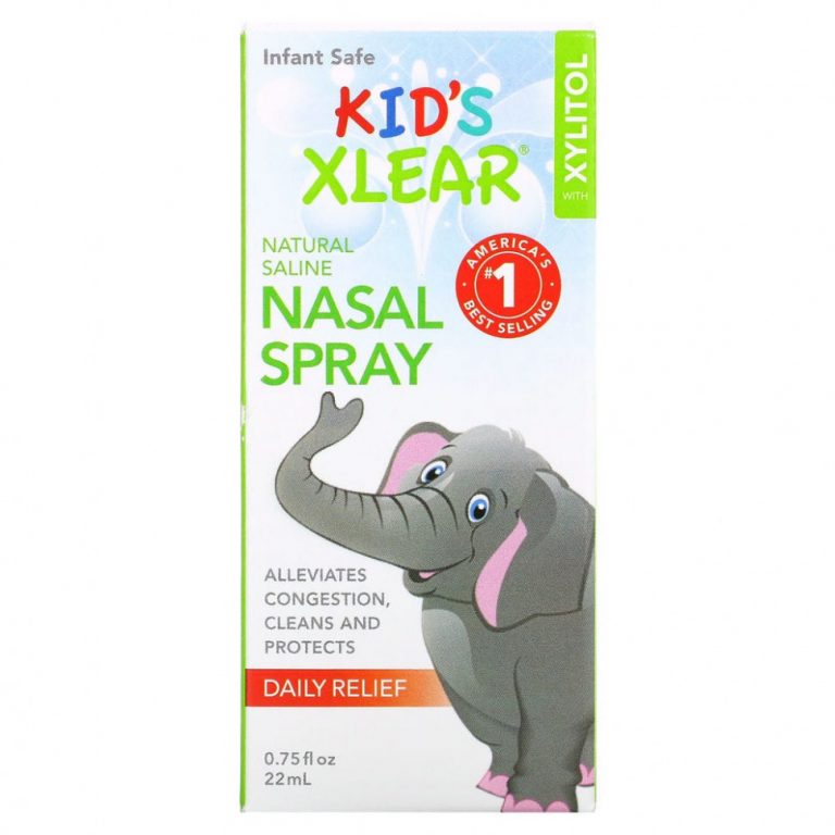 Xlear, Kid’s Xlear, солевой назальный спрей для детей, 22 мл (0,75 жидк. унции)