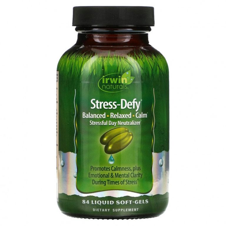 Irwin Naturals, Stress-Defy, 84 жидких желатиновых капсул