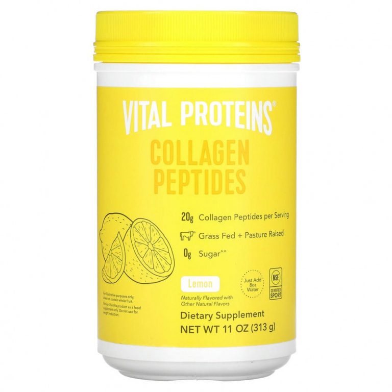 Vital Proteins, Коллагеновые пептиды, лимон, 313 г (11 унций)