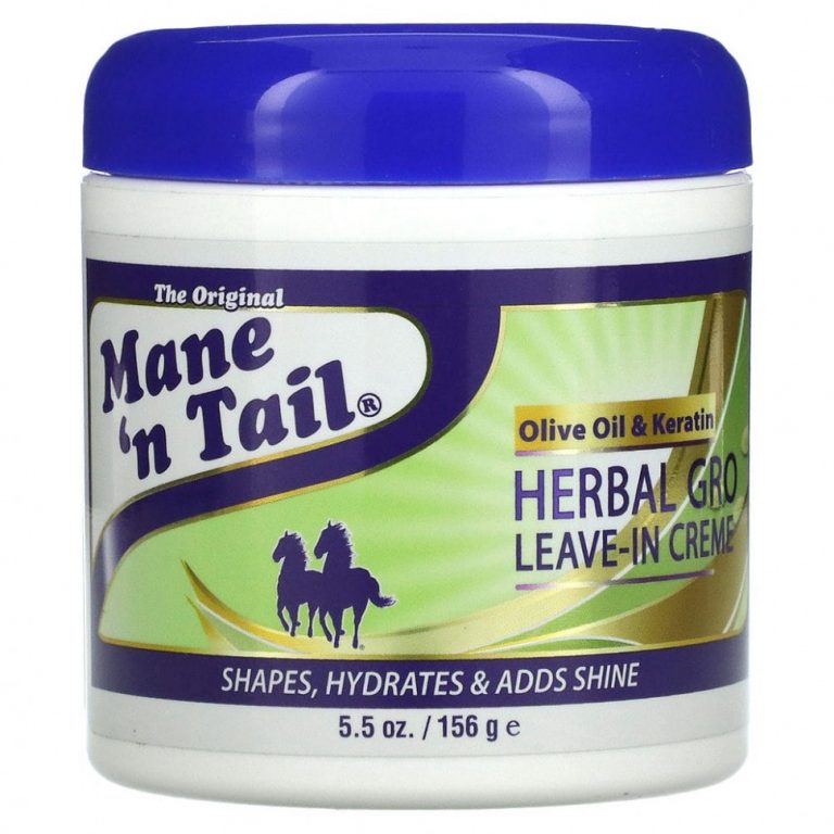 Mane ‘n Tail, Herbal Gro, Несмываемый крем для волос, 5,5 унций (156 г)