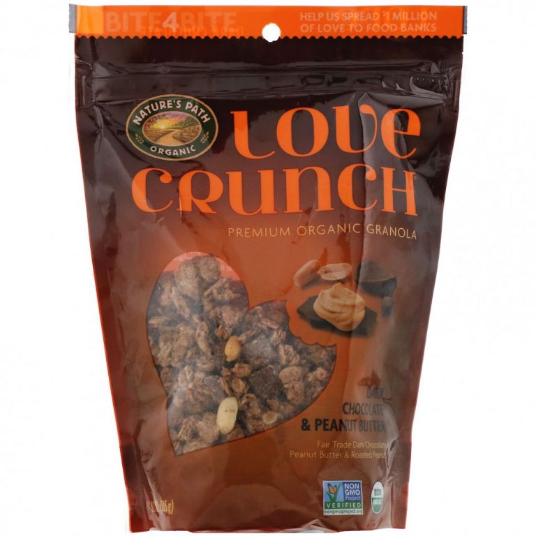 Nature’s Path, Гранола Love Crunch, темный шоколад и арахисовая паста, 325 г (11,5 унций)