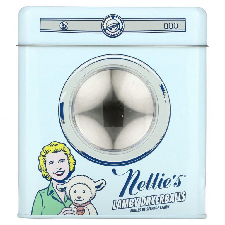 Nellie’s, Сушильные шарики из овечьей шерсти, упаковка из 4 штук