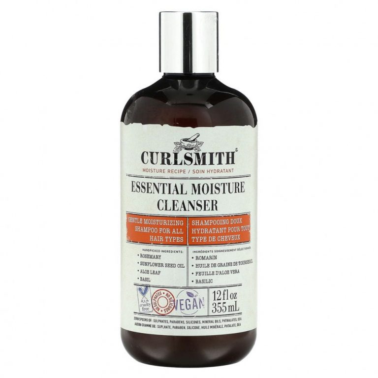 Curlsmith, Essential Moisture Cleanser, для всех типов волос, 355 мл (12 жидк. Унций)