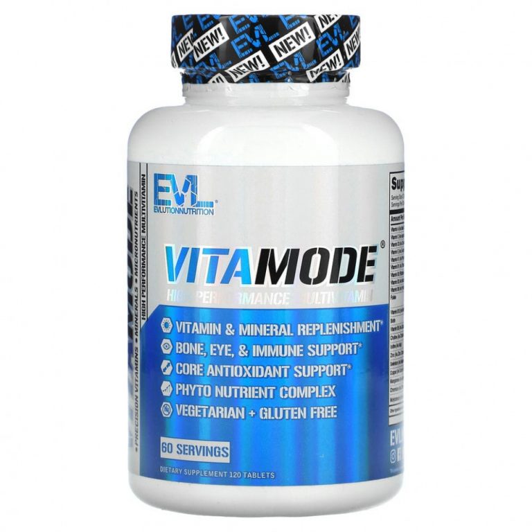 EVLution Nutrition, VitaMode, высокоэффективные мультивитамины, 120 таблеток