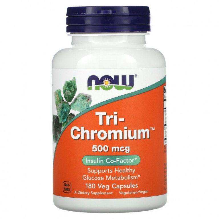 NOW Foods, Tri-Chromium, 500 мкг, 180 капсул