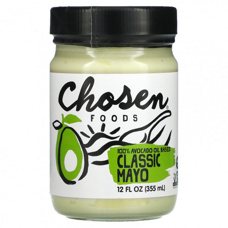 Chosen Foods, 100% масло авокадо, классический майонез, 12 жидких унций (355 мл)