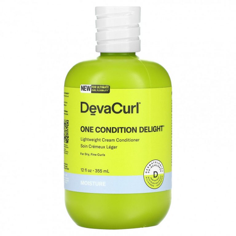 DevaCurl, One Condition Delight, легкий крем-кондиционер, для сухих, тонких локонов, 355 мл (12 жидк. Унций)