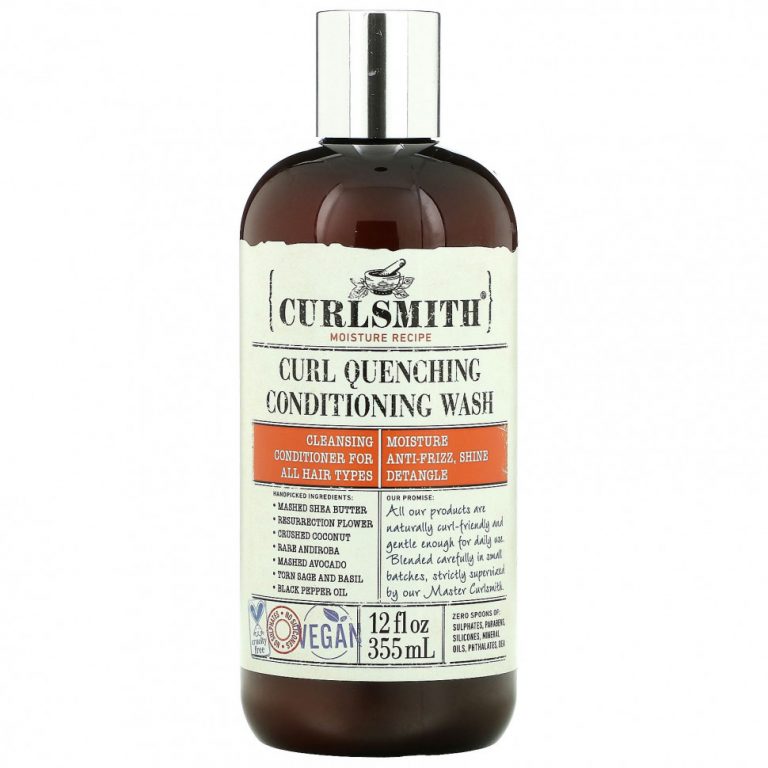 Curlsmith, Curl Quenching Conditioning Wash, для всех типов волос, 355 мл (12 жидк. Унций)