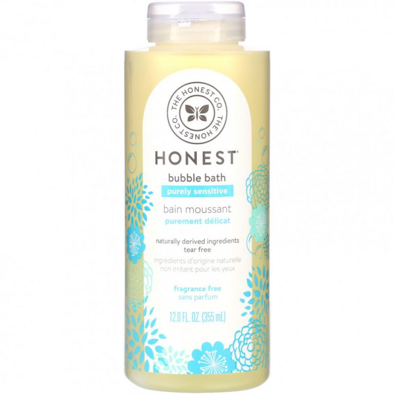 The Honest Company, Purely Sensitive Bubble Bath, без отдушек, 355 мл (12,0 жидк. Унции)