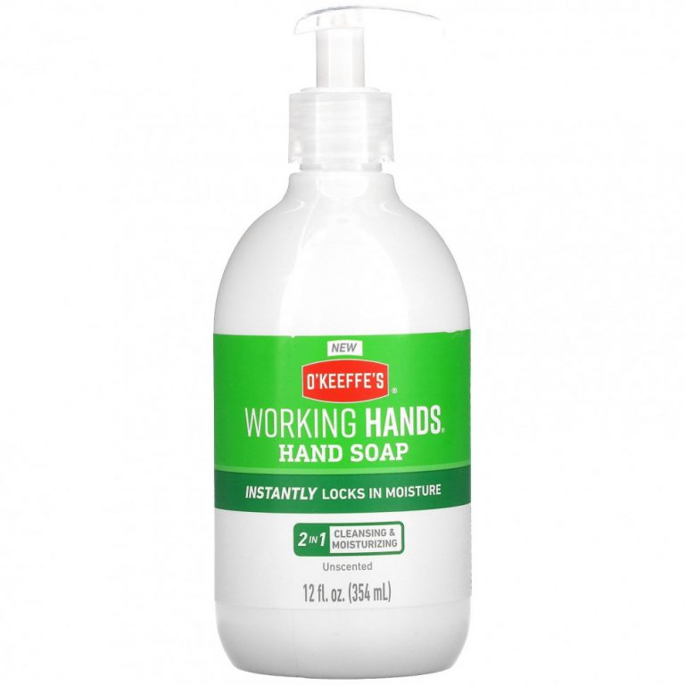 O’Keeffe’s, Working Hands Hand Soap, Unscented, 12 fl oz (354 ml)