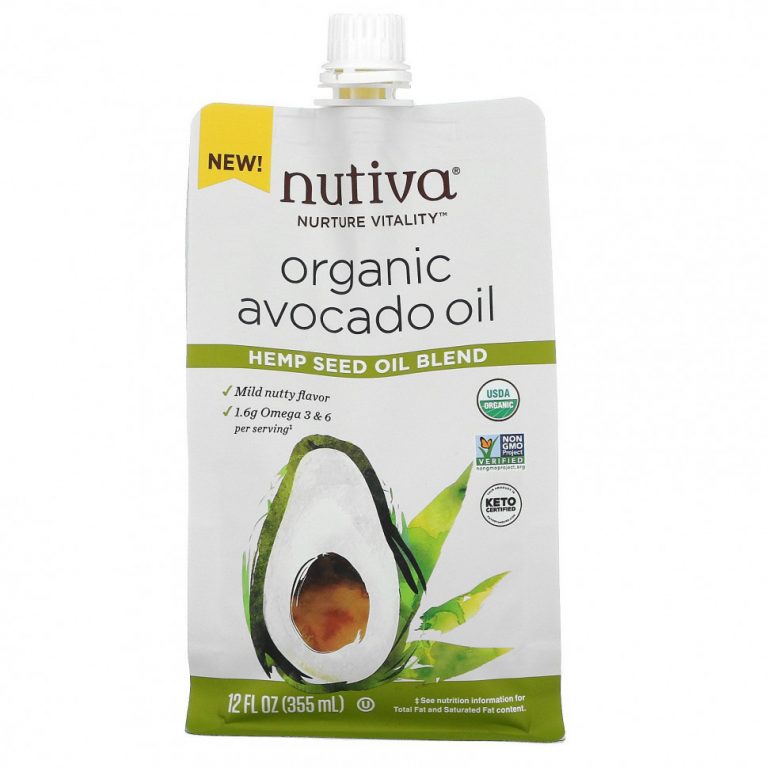 Nutiva, Органическое масло авокадо, 355 мл (12 жидк. Унций)