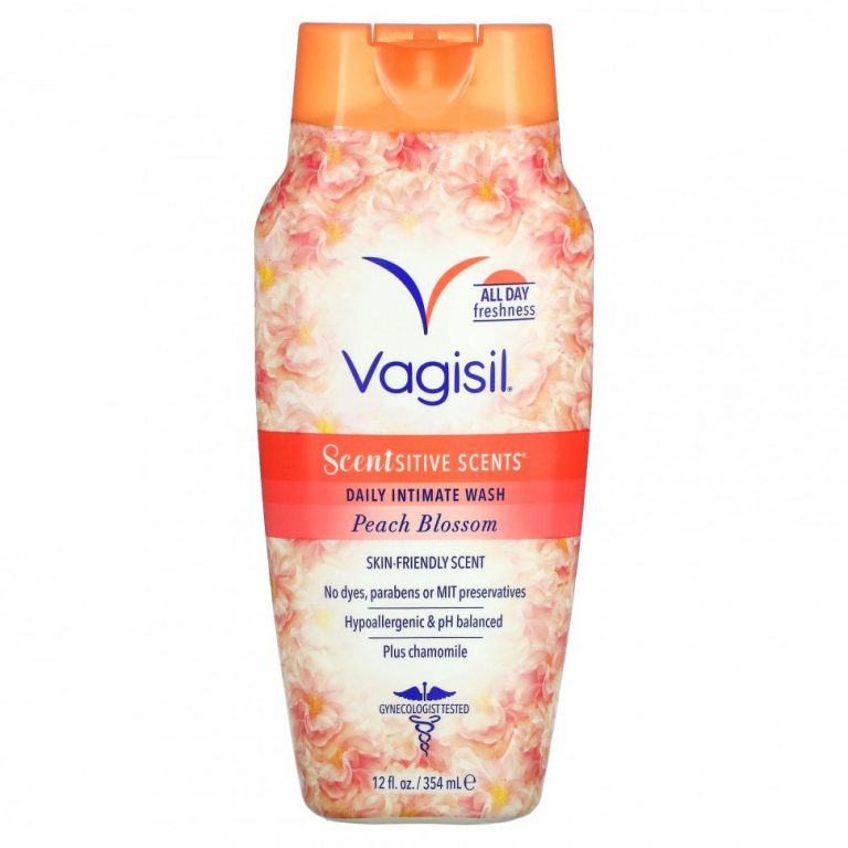 Vagisil, Scentsitive Scents, ежедневное средство для интимной гигиены, цветы персика, 354 мл (12 жидк. Унций)