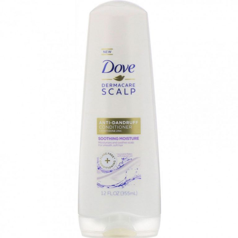 Dove, Dermacare Scalp, кондиционер против перхоти, успокаивающее увлажнение, 355 мл (12 жидк. Унций)