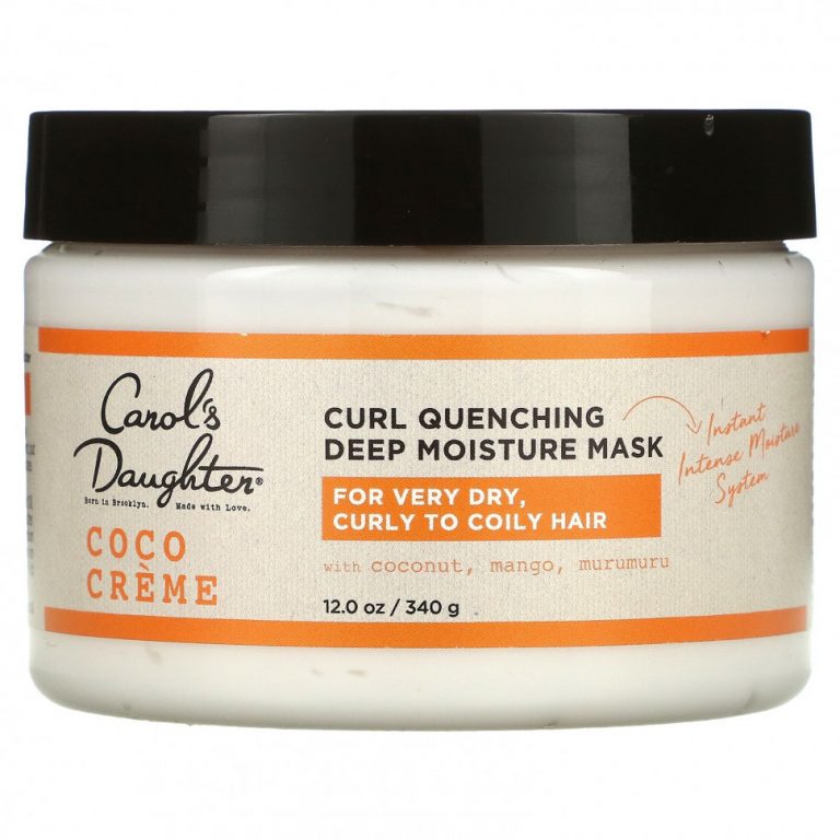 Carol’s Daughter, Coco Creme, Маска для глубокого увлажнения Curl Quenching Deep Moisture Mask, 12 унций (340 г)